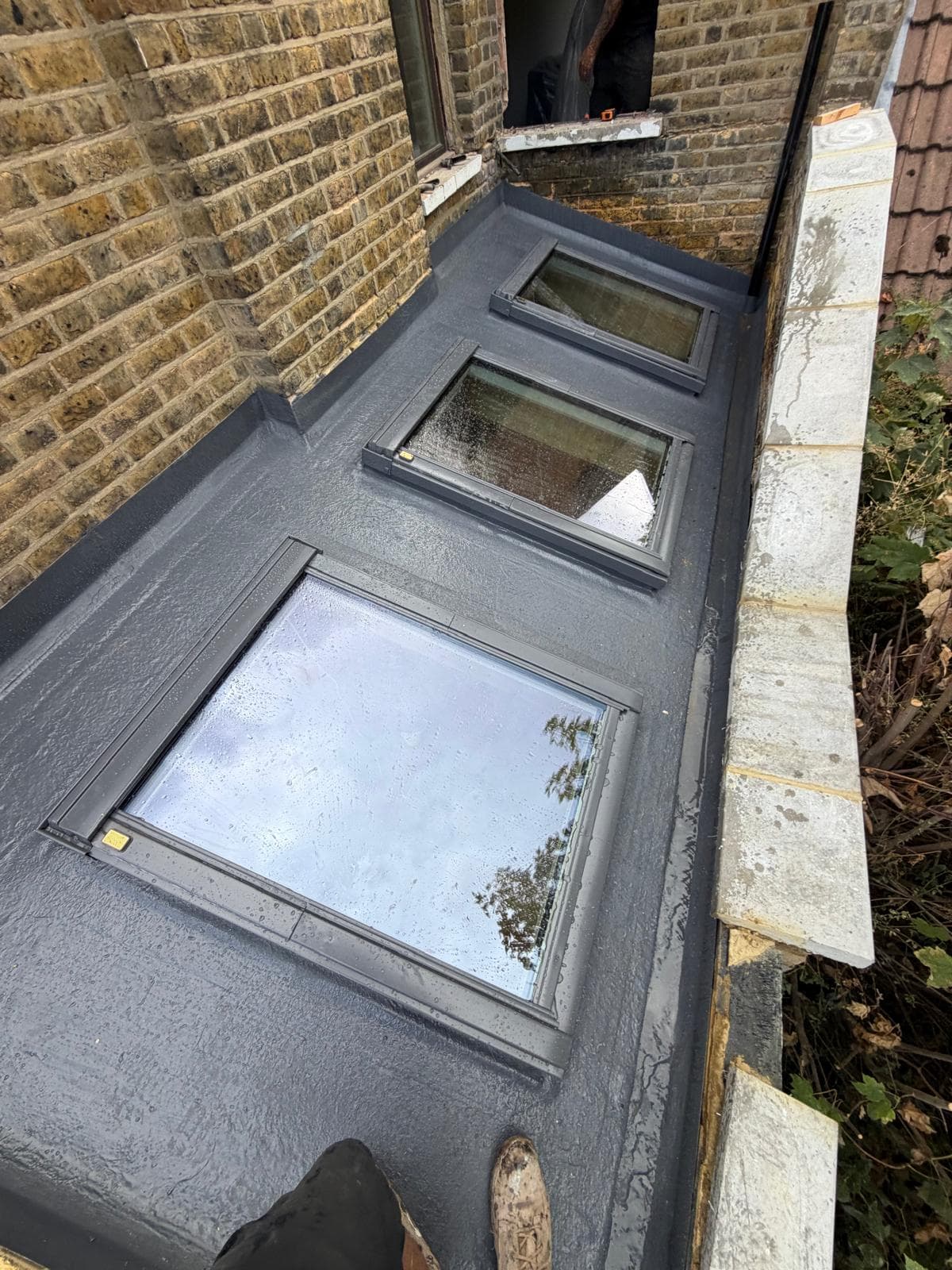 Flexitec GRP with Velux Windows — Vernon Road, Leytonstone, London