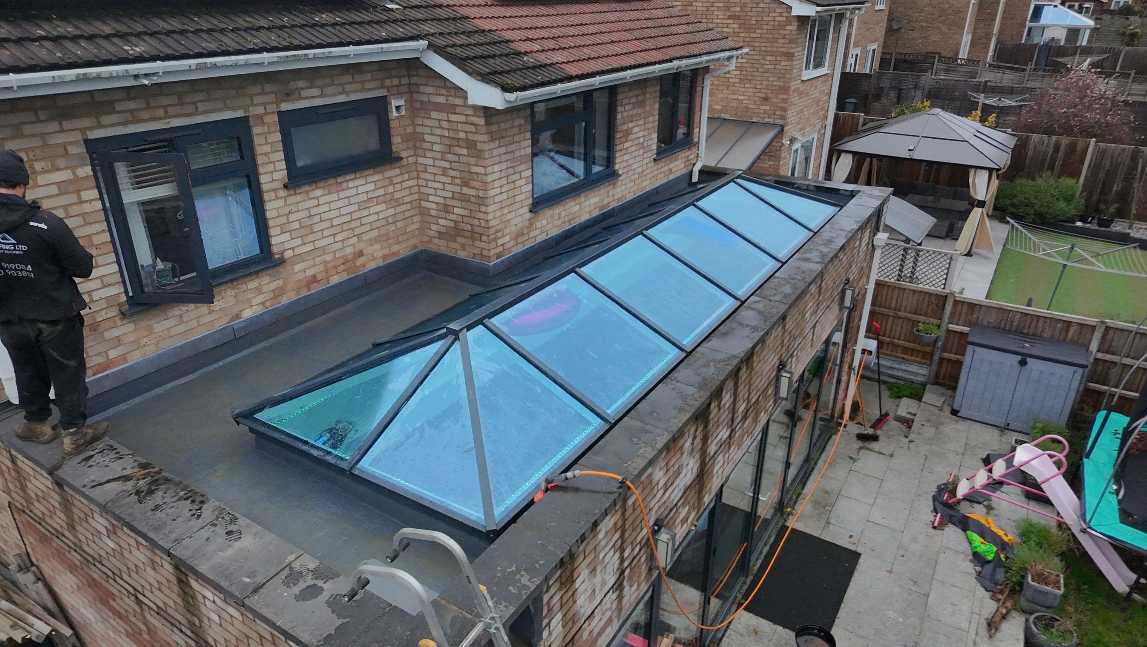 Full Flexitec GRP and Skylight Installation