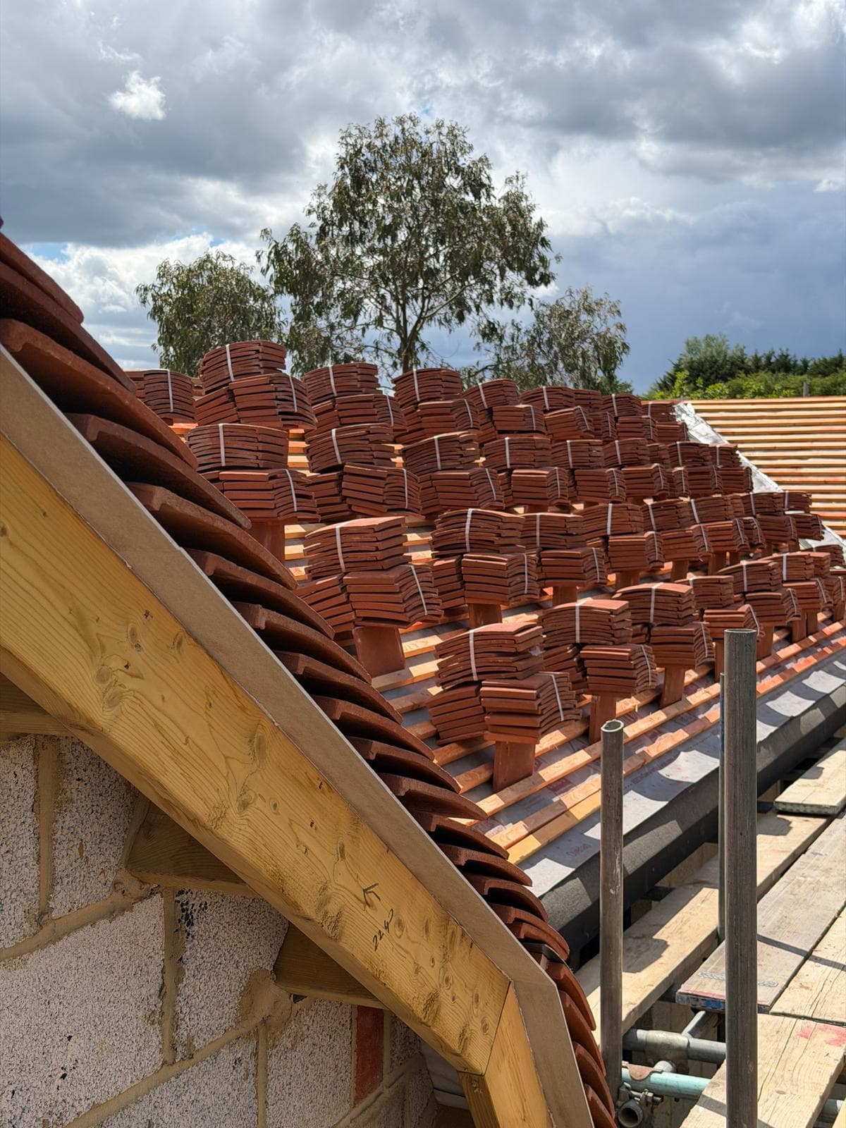 Ongoing Project - Handmade Clay Plain Tiles
